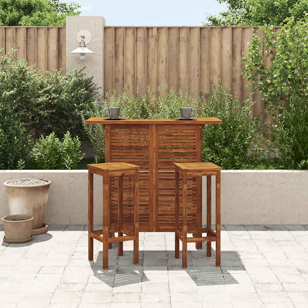 Barski stol od masivnog bagremovog drva 110 x 50 x 105 cm