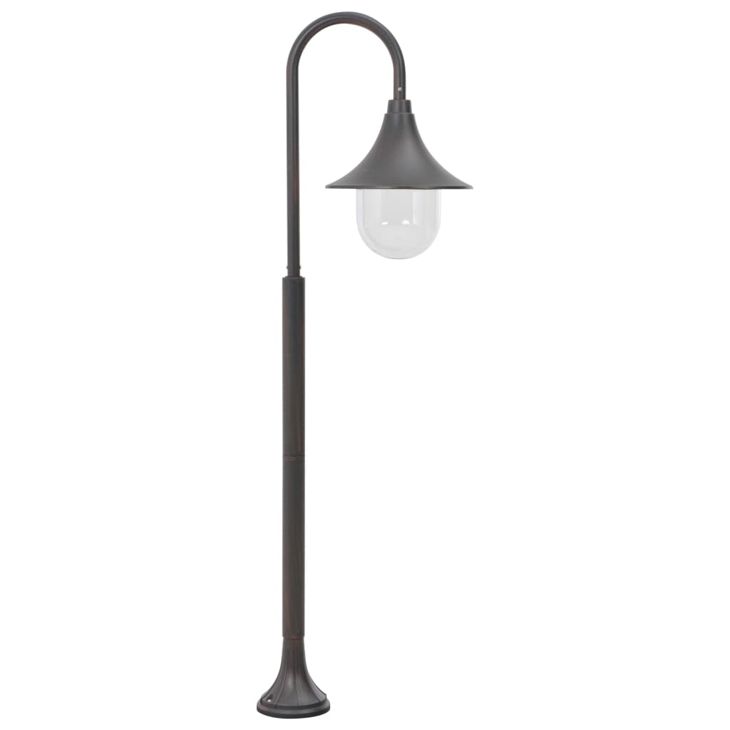 Vrtna stupna svjetiljka od aluminija E27 120 cm brončana