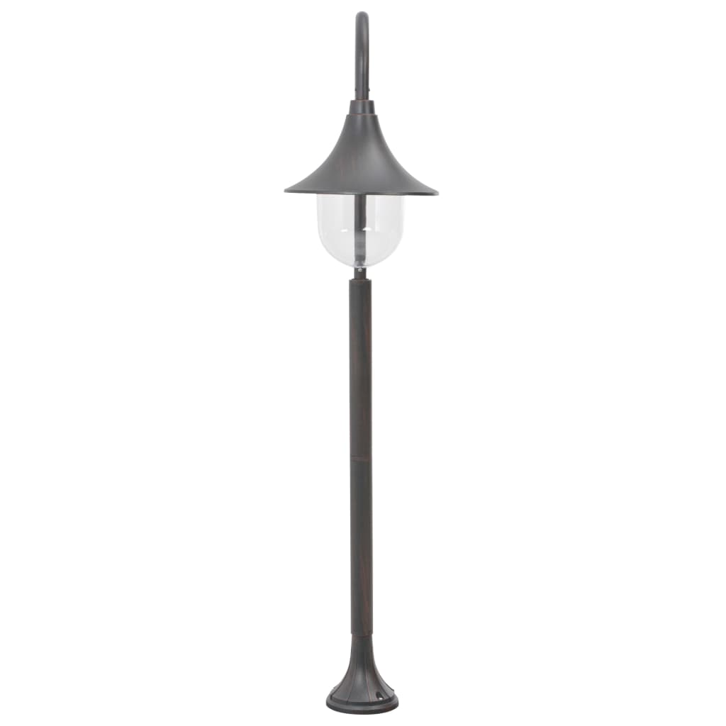 Vrtna stupna svjetiljka od aluminija E27 120 cm brončana