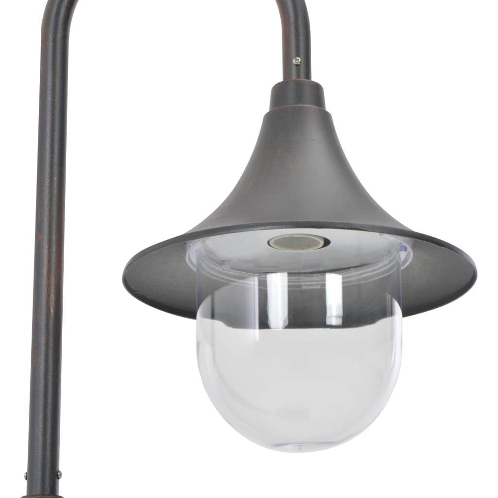 Vrtna stupna svjetiljka od aluminija E27 120 cm brončana