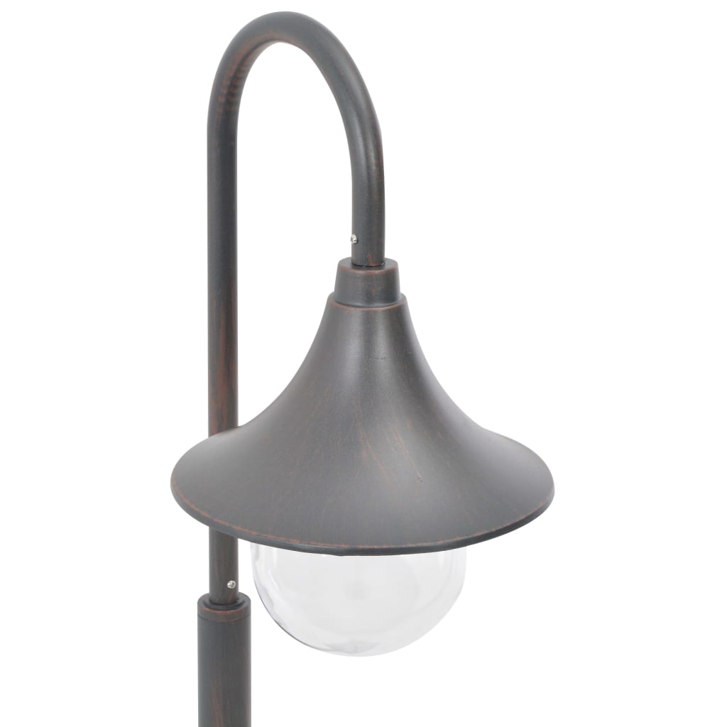 Vrtna stupna svjetiljka od aluminija E27 120 cm brončana