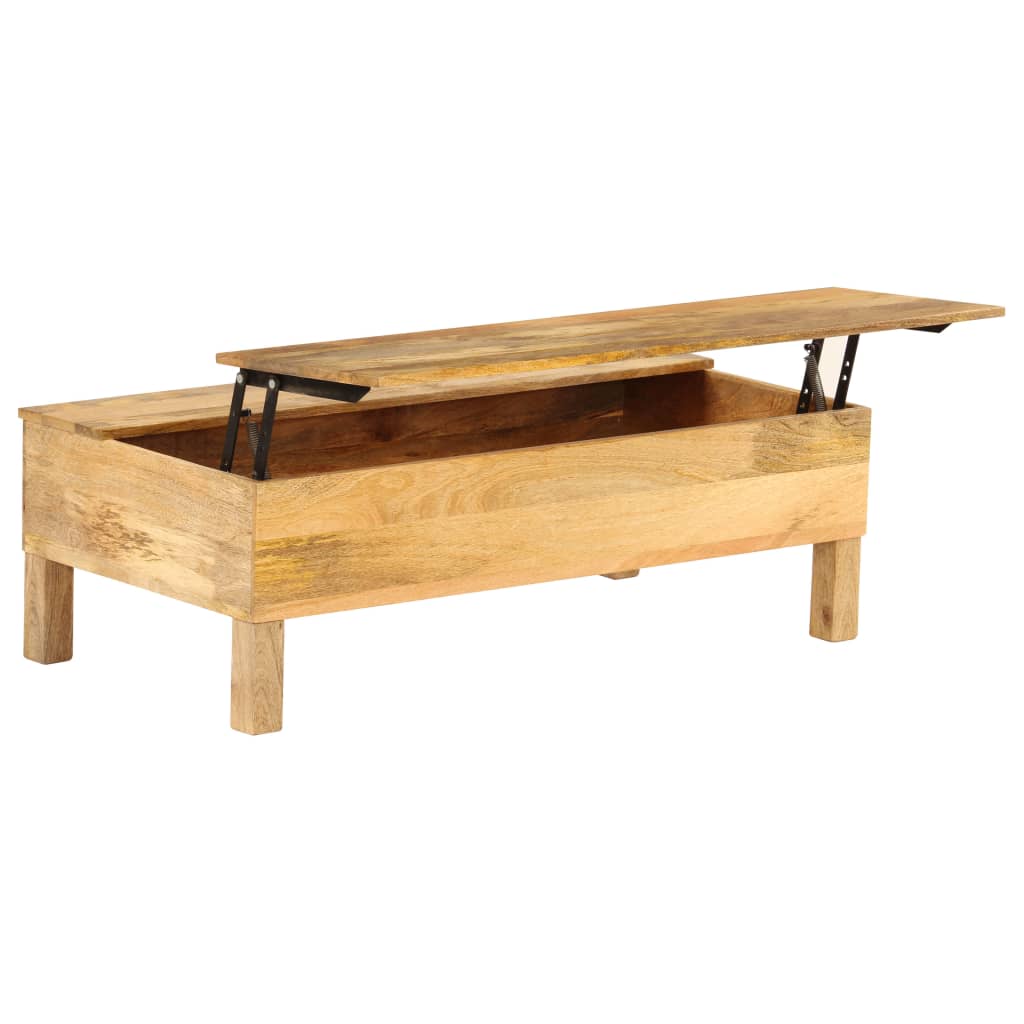 Stolić za kavu od masivnog drva manga 110 x 55 x 35 cm