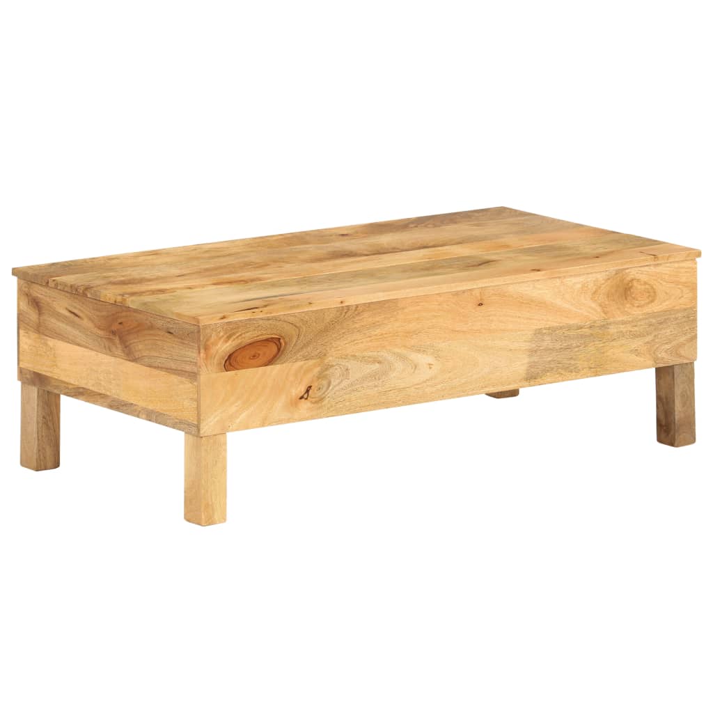Stolić za kavu od masivnog drva manga 110 x 55 x 35 cm