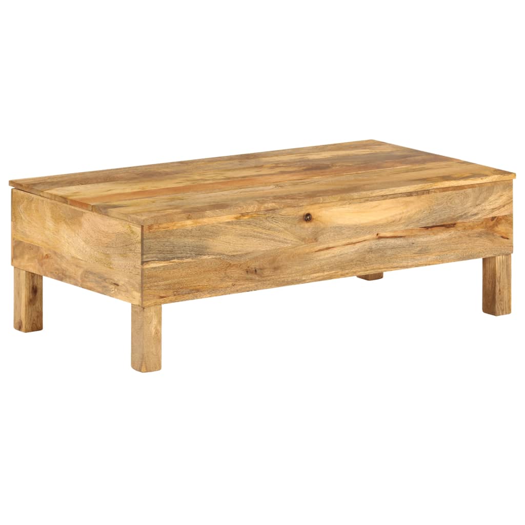 Stolić za kavu od masivnog drva manga 110 x 55 x 35 cm