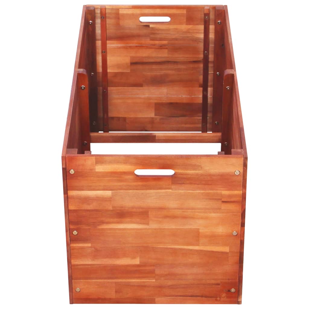 Vrtna sadilica od bagremovog drva 100 x 50 x 50 cm