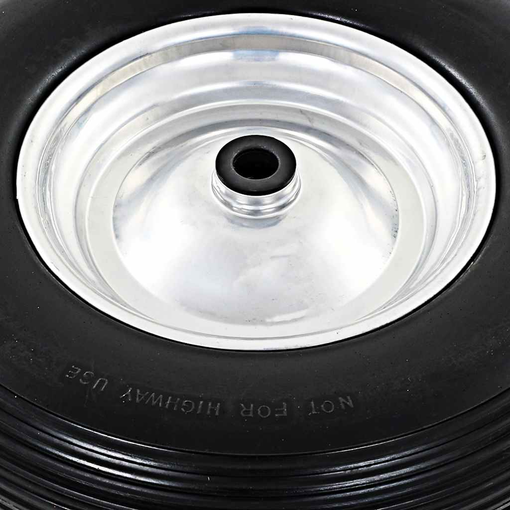 Kotač za kolica s osovinom od čvrstog PU-a 4.00 - 8 390 mm