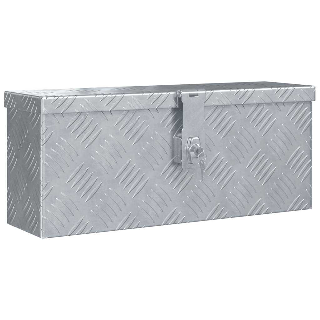 Aluminijska kutija 48,5 x 14 x 20 cm srebrna