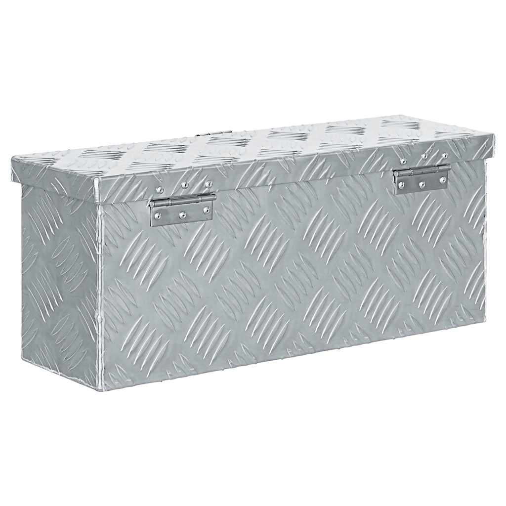 Aluminijska kutija 48,5 x 14 x 20 cm srebrna