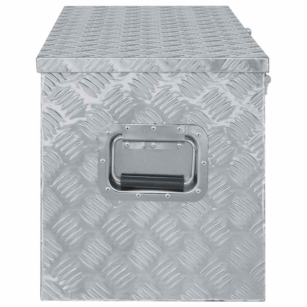 Aluminijska kutija 110,5 x 38,5 x 40 cm srebrna