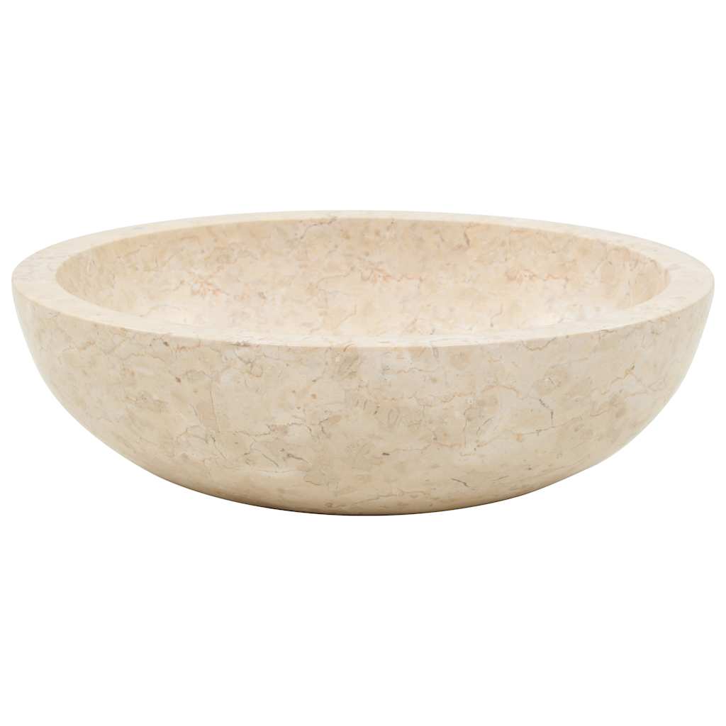 Umivaonik 40 x 12 cm mramorni krem