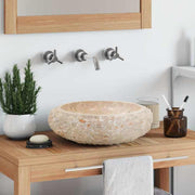 Umivaonik 40 x 12 cm mramorni krem