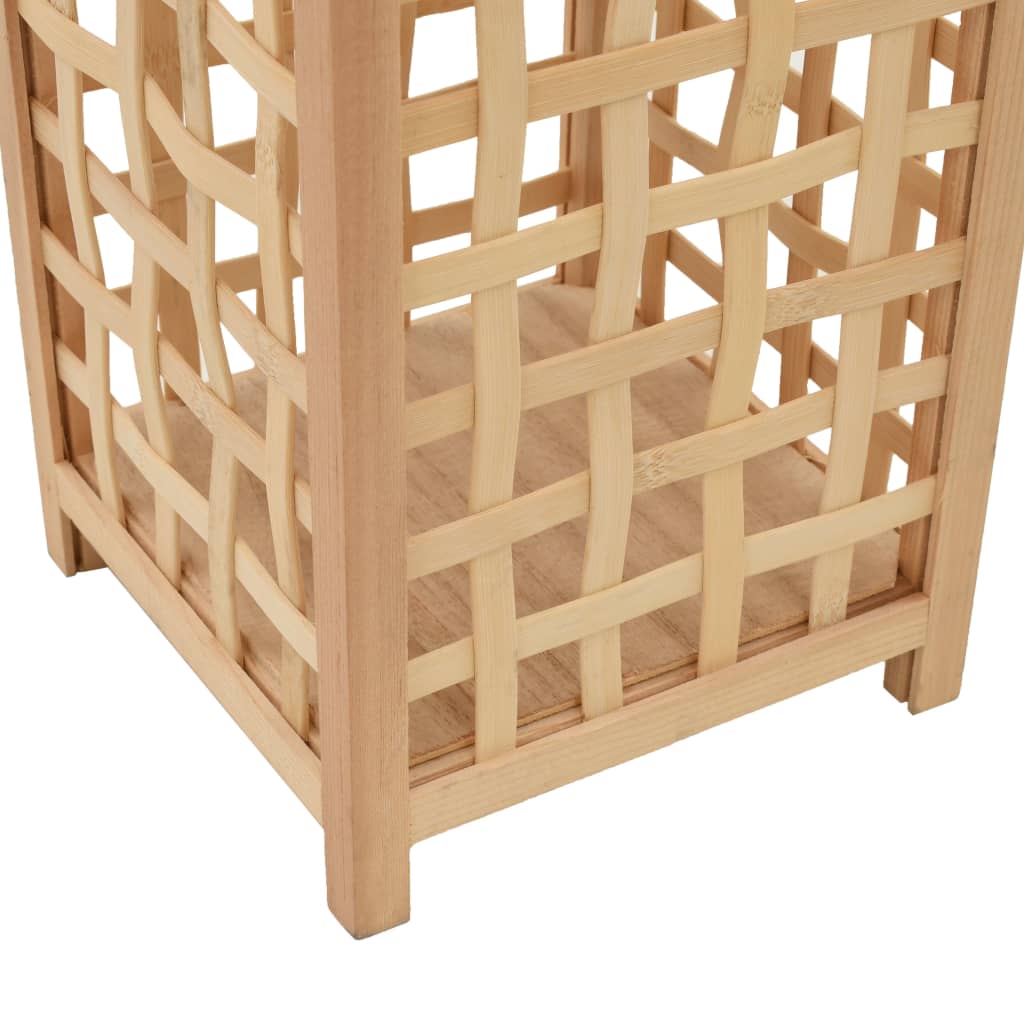 Viseći svijećnjak od bambusa prirodni