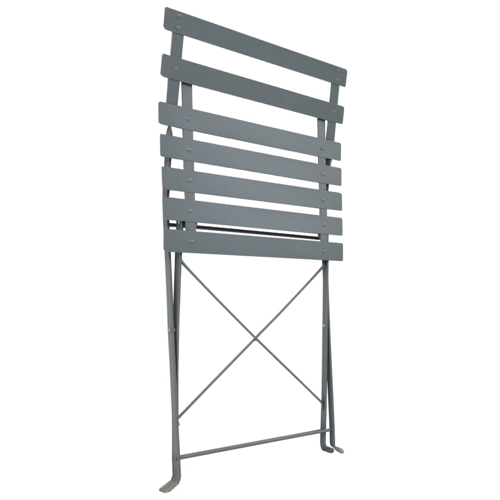 3-dijelni bistro set čelični sivi