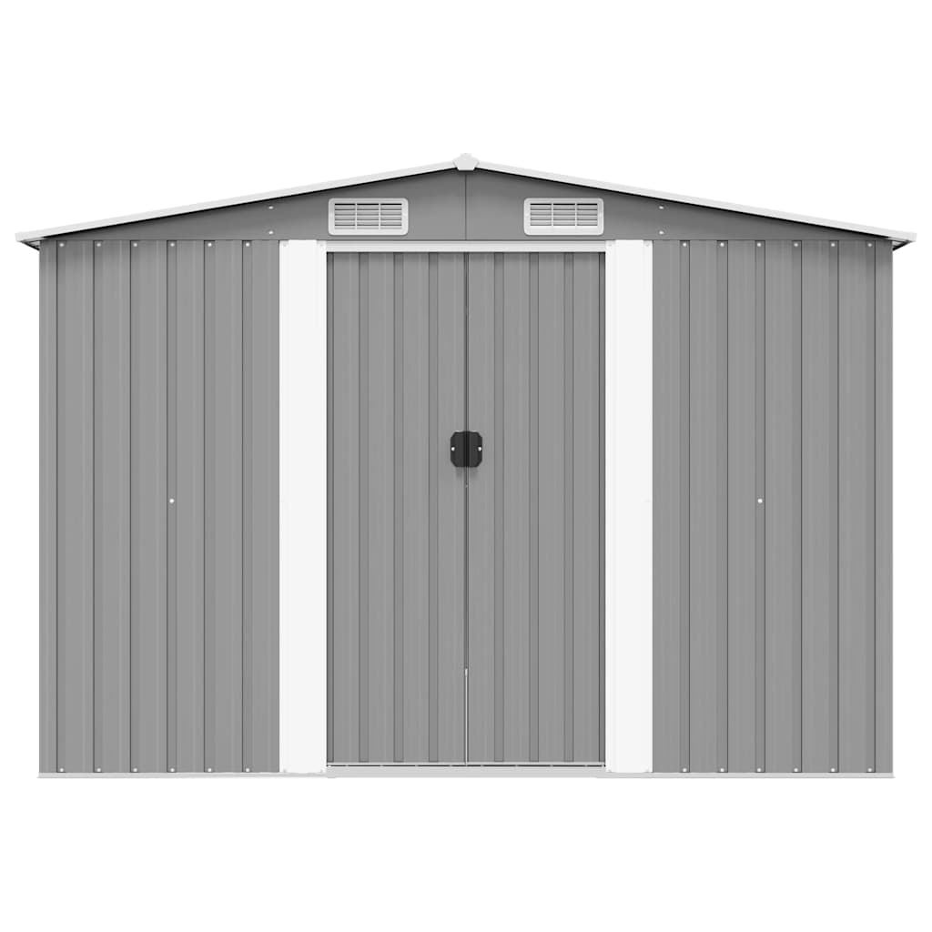 Vrtno spremište 257 x 298 x 178 cm metalno sivo