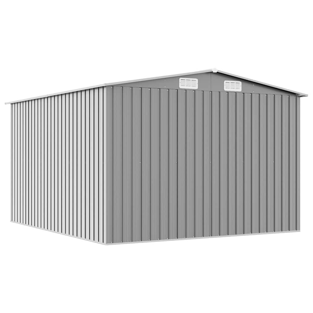Vrtno spremište 257 x 298 x 178 cm metalno sivo