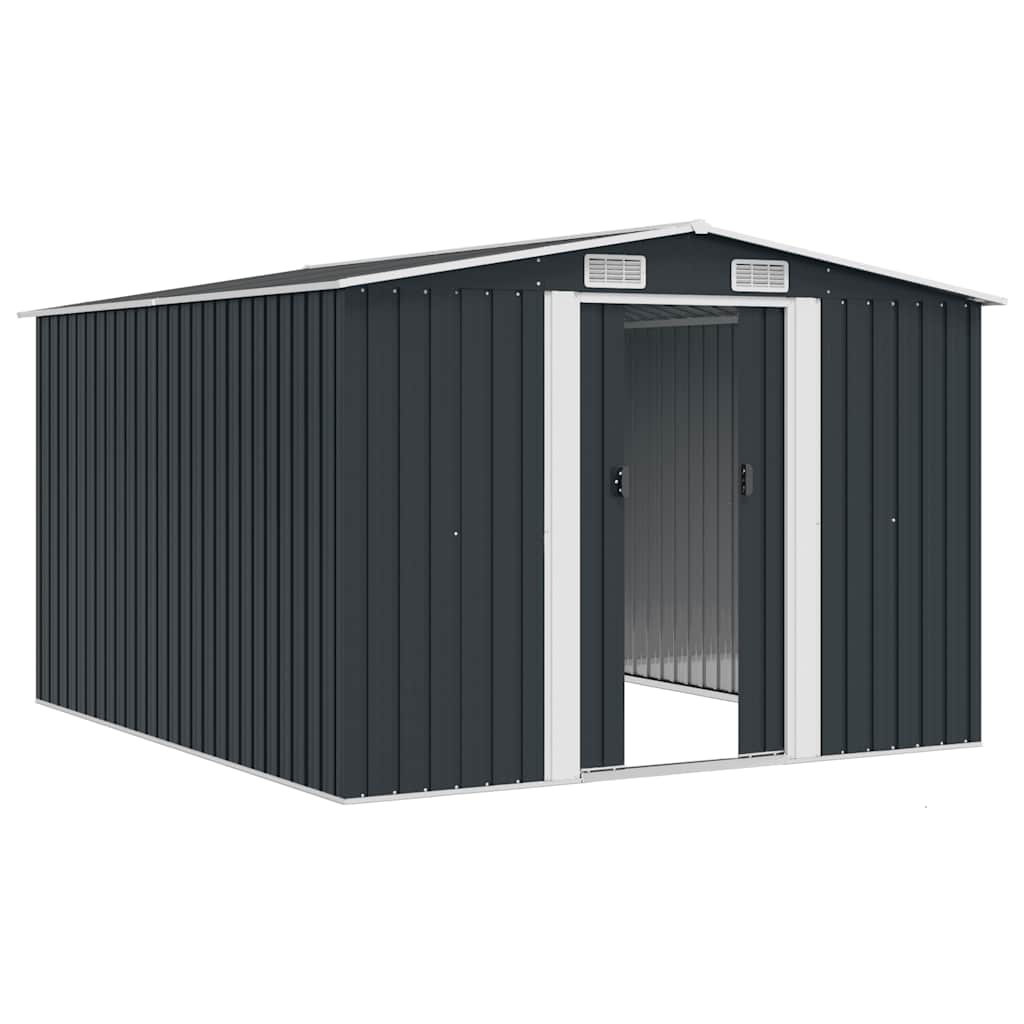 Vrtno spremište 257 x 298 x 178 cm metalno antracit