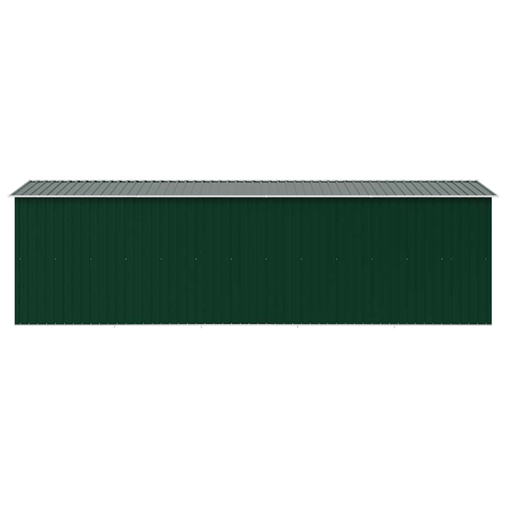 Vrtno spremište 257 x 580 x 181 cm metalno zeleno