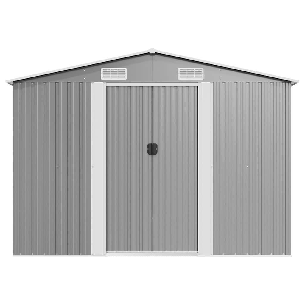 Vrtno spremište 257 x 580 x 181 cm metalno sivo