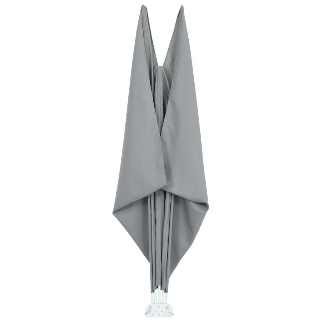 Sklopiva bočna tenda siva 240 x 160 cm