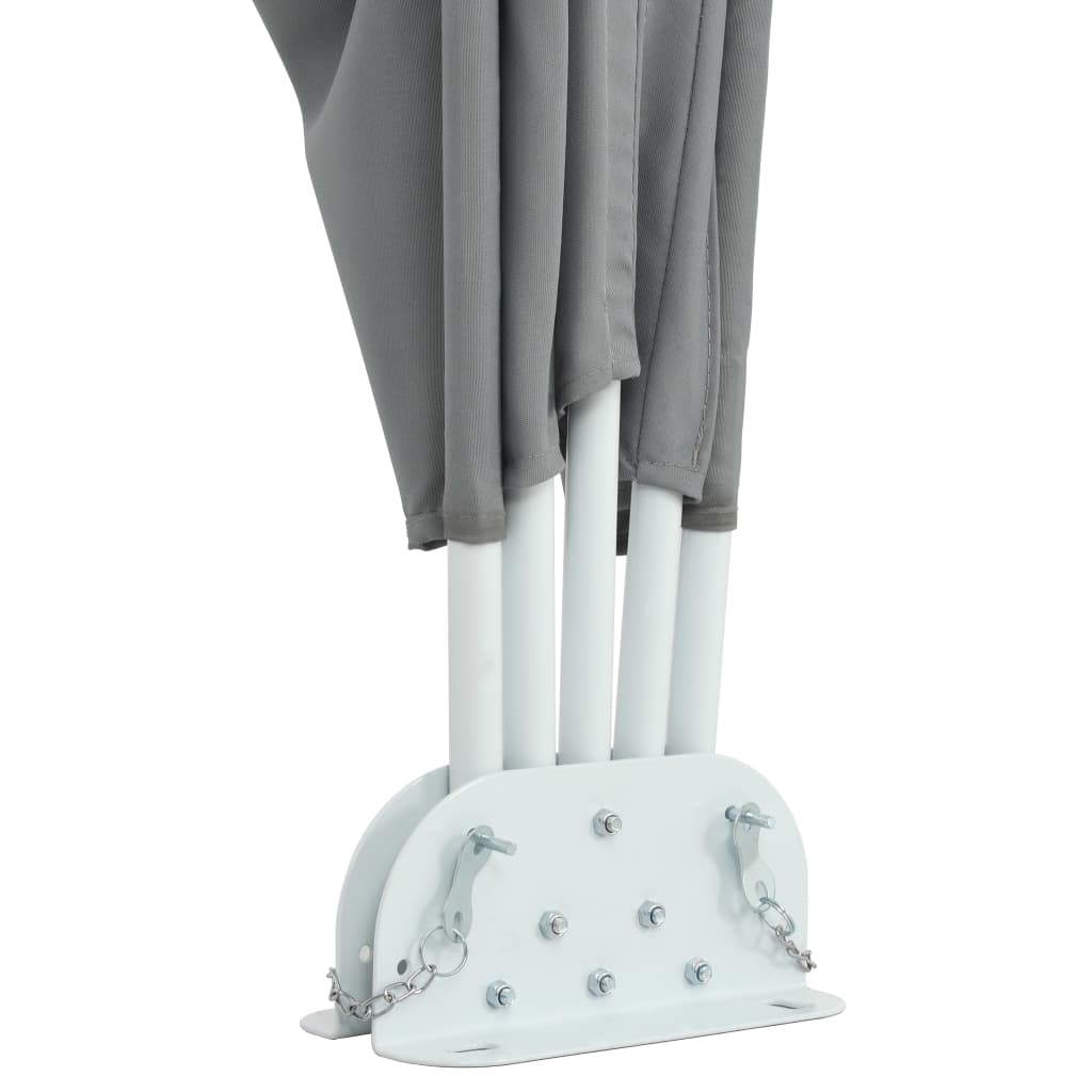 Sklopiva bočna tenda siva 240 x 160 cm