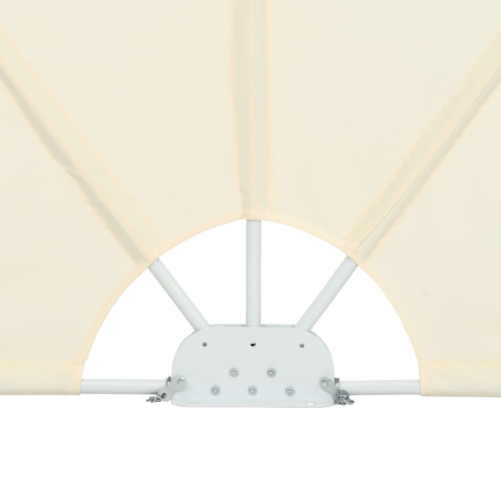 Sklopiva bočna tenda krem 400 x 200 cm