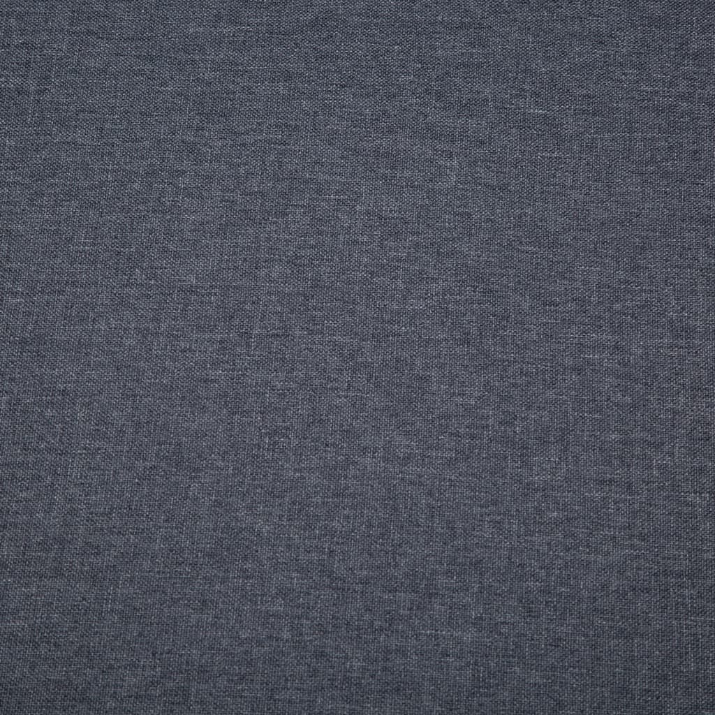 Trosjed presvučen tkaninom 172 x 70 x 82 cm tamnosivi