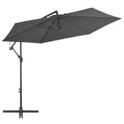 Konzolni vrtni suncobran s aluminijskim stupom 300 cm antracit