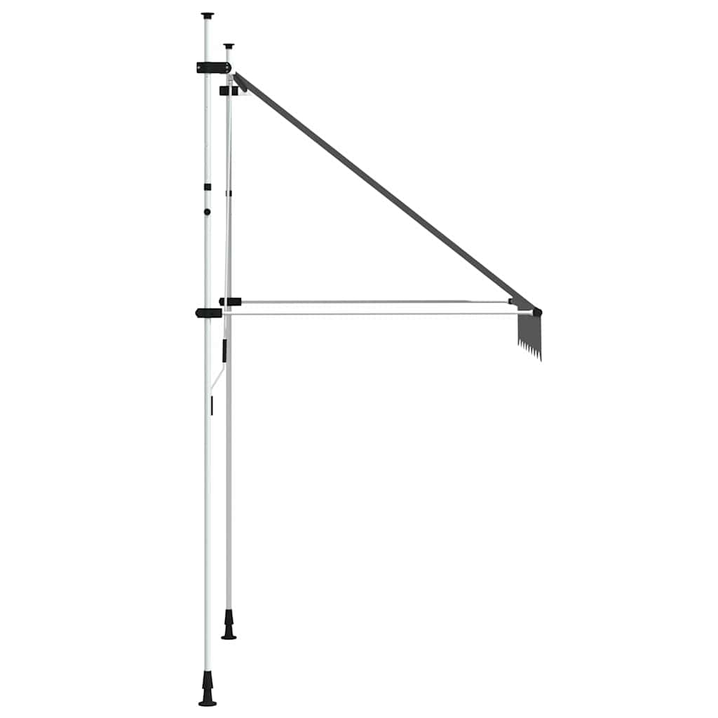 Tenda na ručno uvlačenje 150 cm antracit