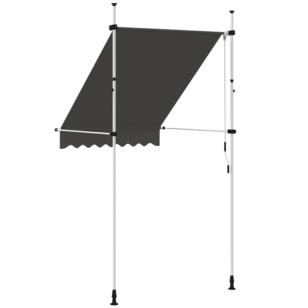 Tenda na ručno uvlačenje 150 cm antracit