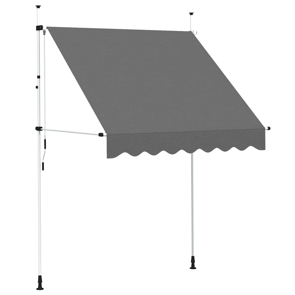 Tenda na ručno uvlačenje 200 cm antracit
