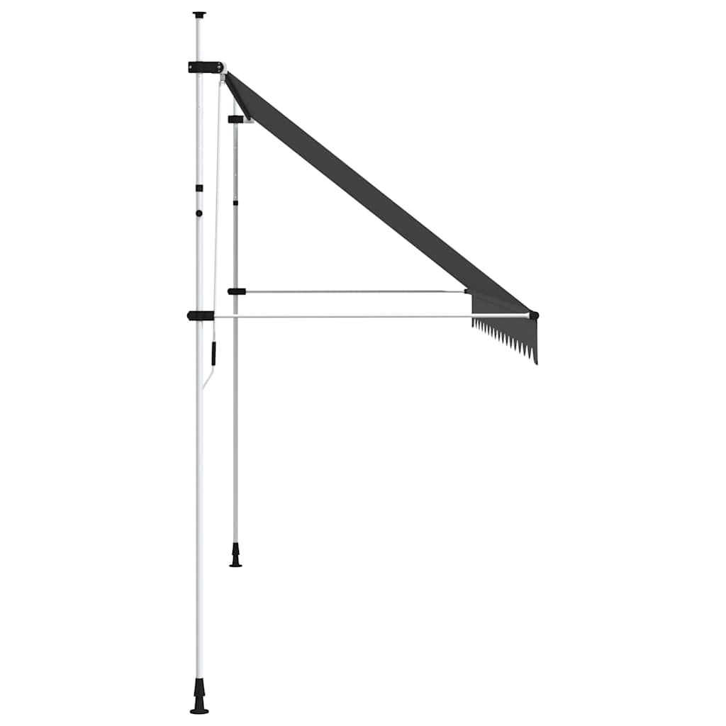 Tenda na ručno uvlačenje 400 cm antracit