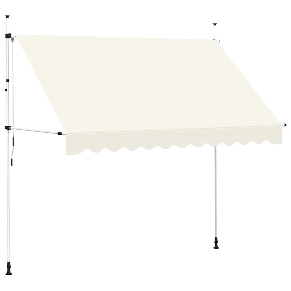 Tenda na ručno uvlačenje 300 cm krem