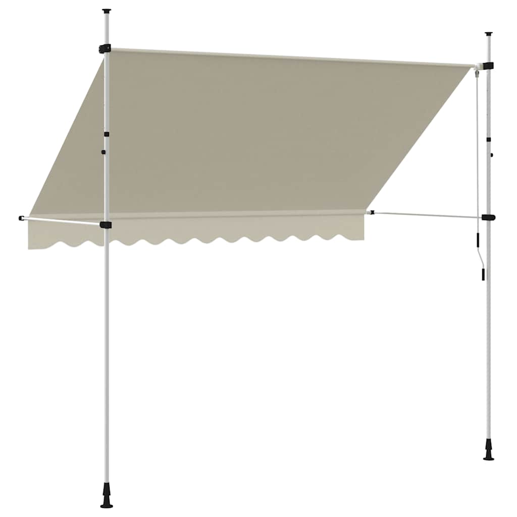 Tenda na ručno uvlačenje 300 cm krem