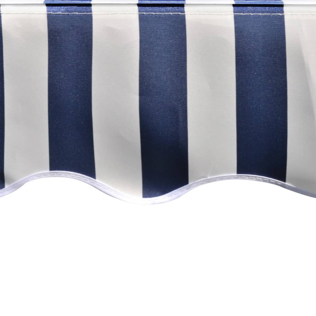 Platno za tendu plavo-bijelo 4,5 x 3 m