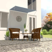 Tenda na uvlačenje 150 x 150 cm plavo-bijela