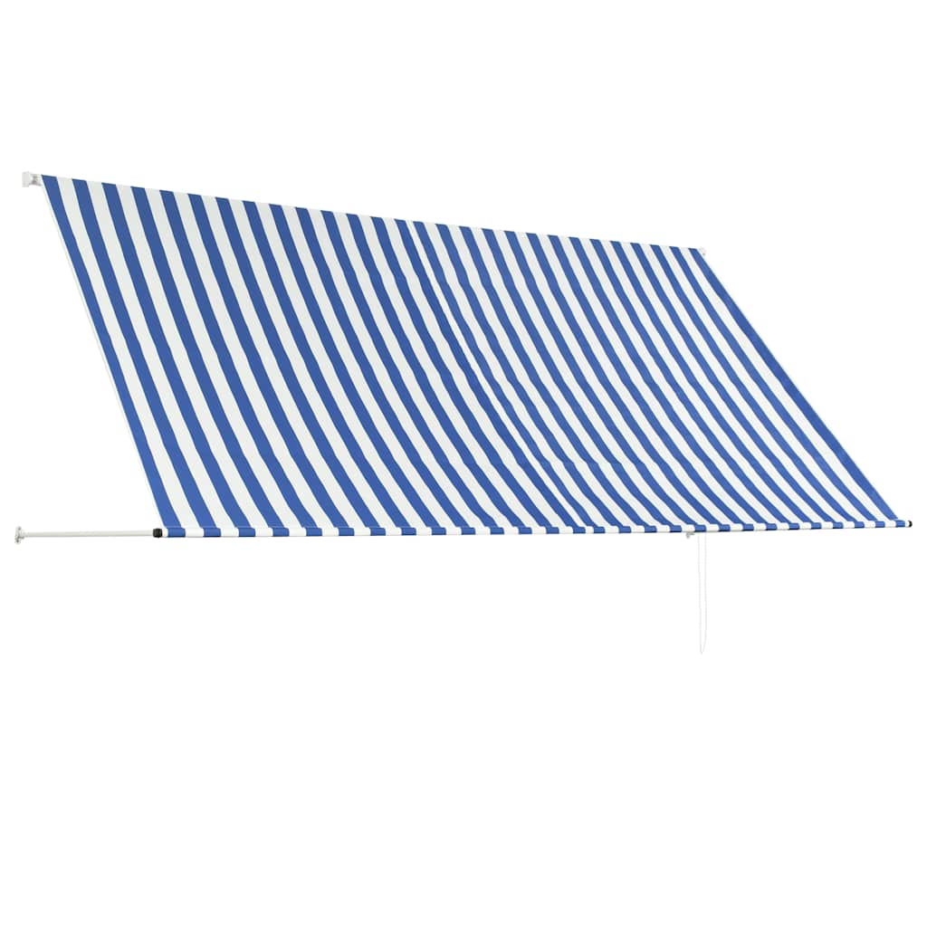 Tenda na uvlačenje 300 x 150 cm plavo-bijela
