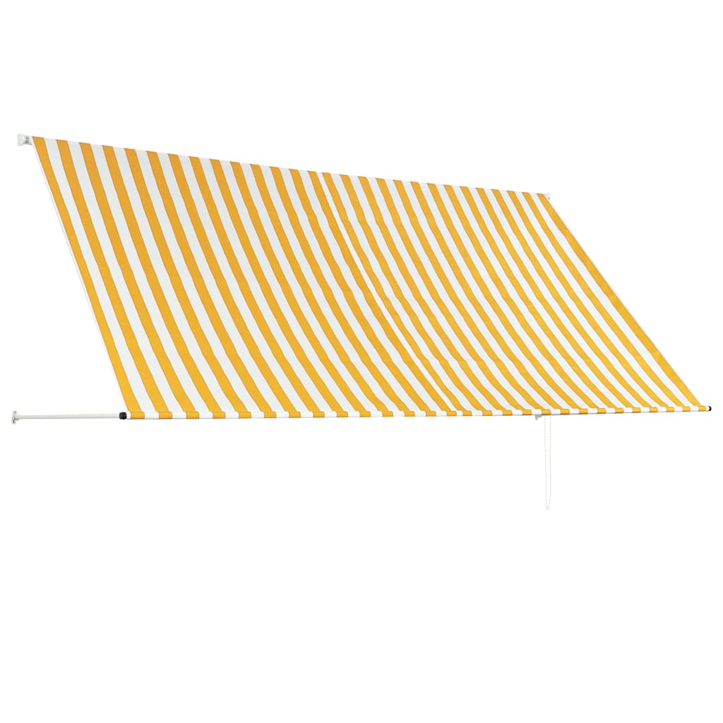 Tenda na uvlačenje 300 x 150 cm žuto-bijela