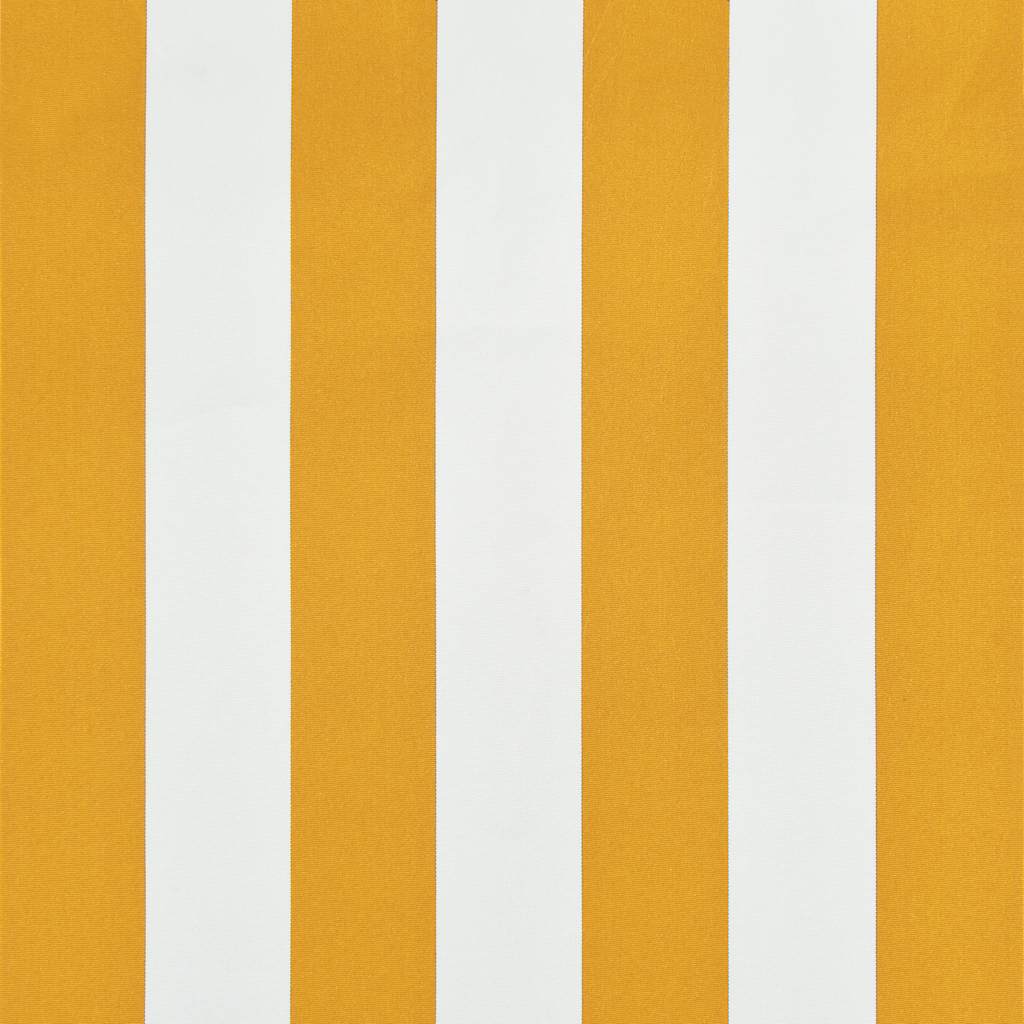 Tenda na uvlačenje 350 x 150 cm žuto-bijela