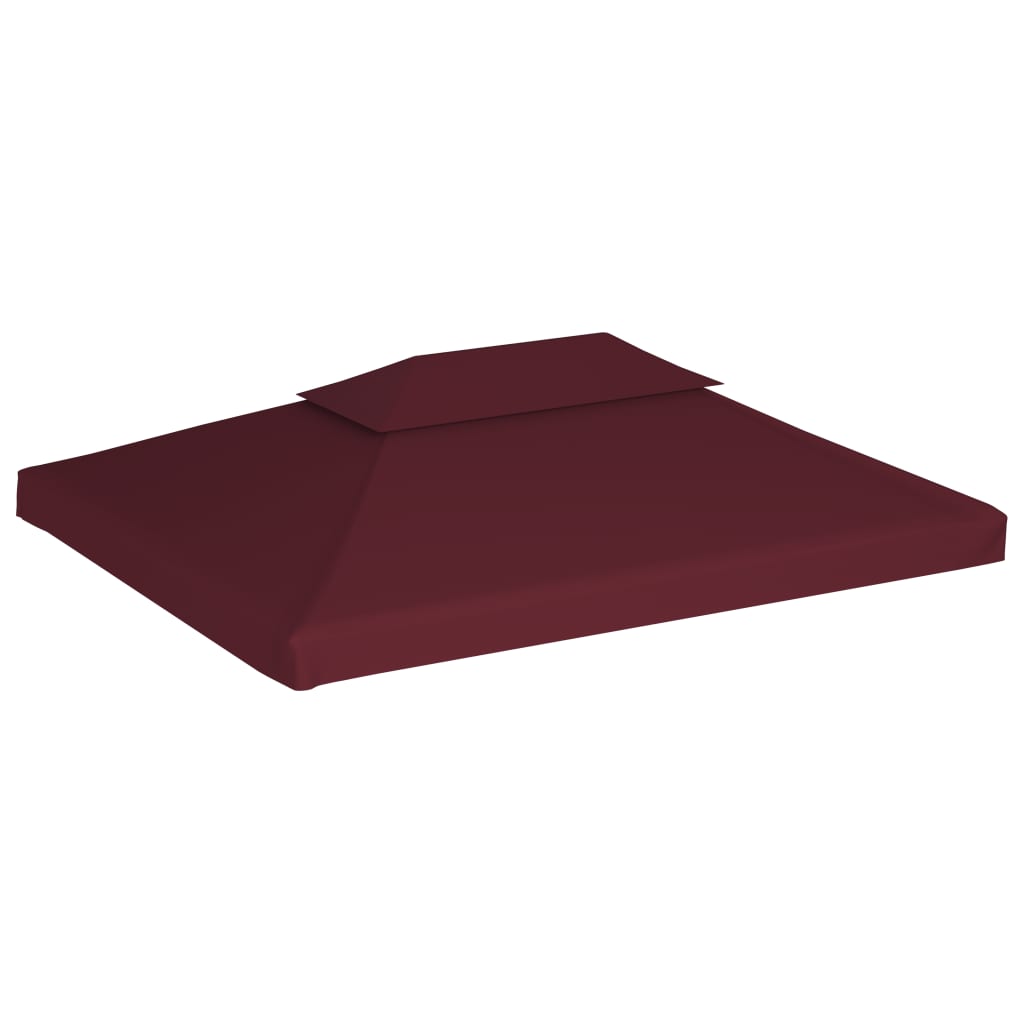 Pokrov za sjenicu s 2 razine 310 g/m² 4 x 3 m bordo