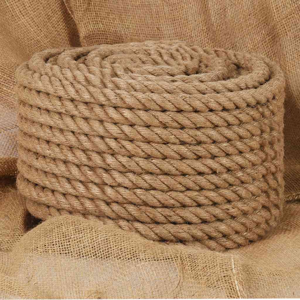 Uže od 100 % jute 20 mm 100 m