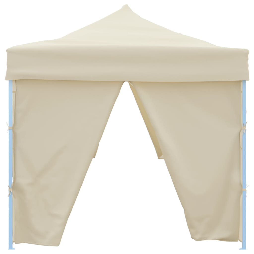 Sklopivi šator za zabave s 8 bočnih zidova 870x291x315 cm krem