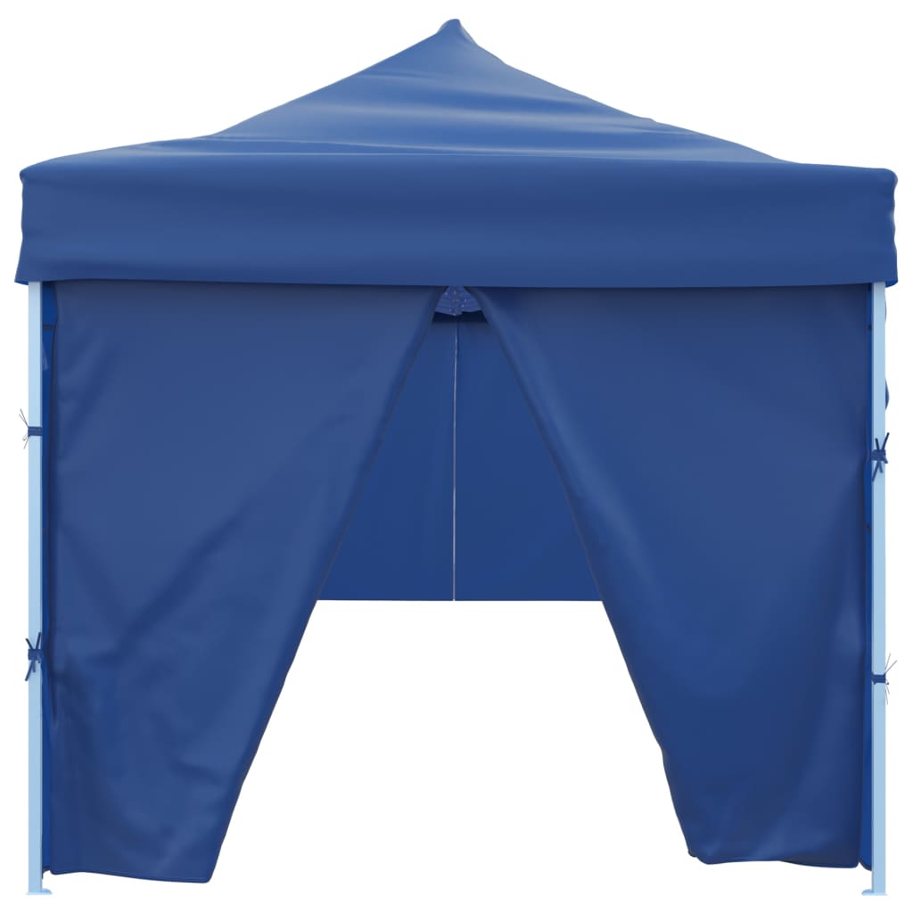 Sklopivi šator za zabave s 8 bočnih zidova 870x291x315 cm plavi