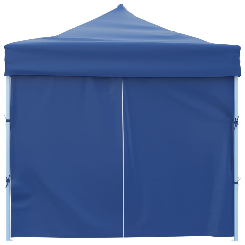 Sklopivi šator za zabave s 8 bočnih zidova 870x291x315 cm plavi