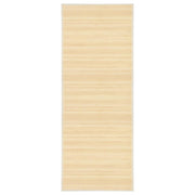 Tepih od bambusa 80 x 200 cm prirodna boja