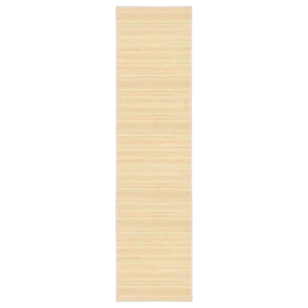 Tepih od bambusa 80 x 300 cm prirodna boja