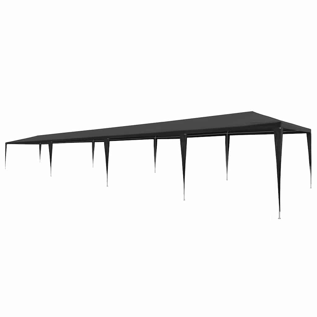 Šator za zabave 3 x 12 m PE antracit