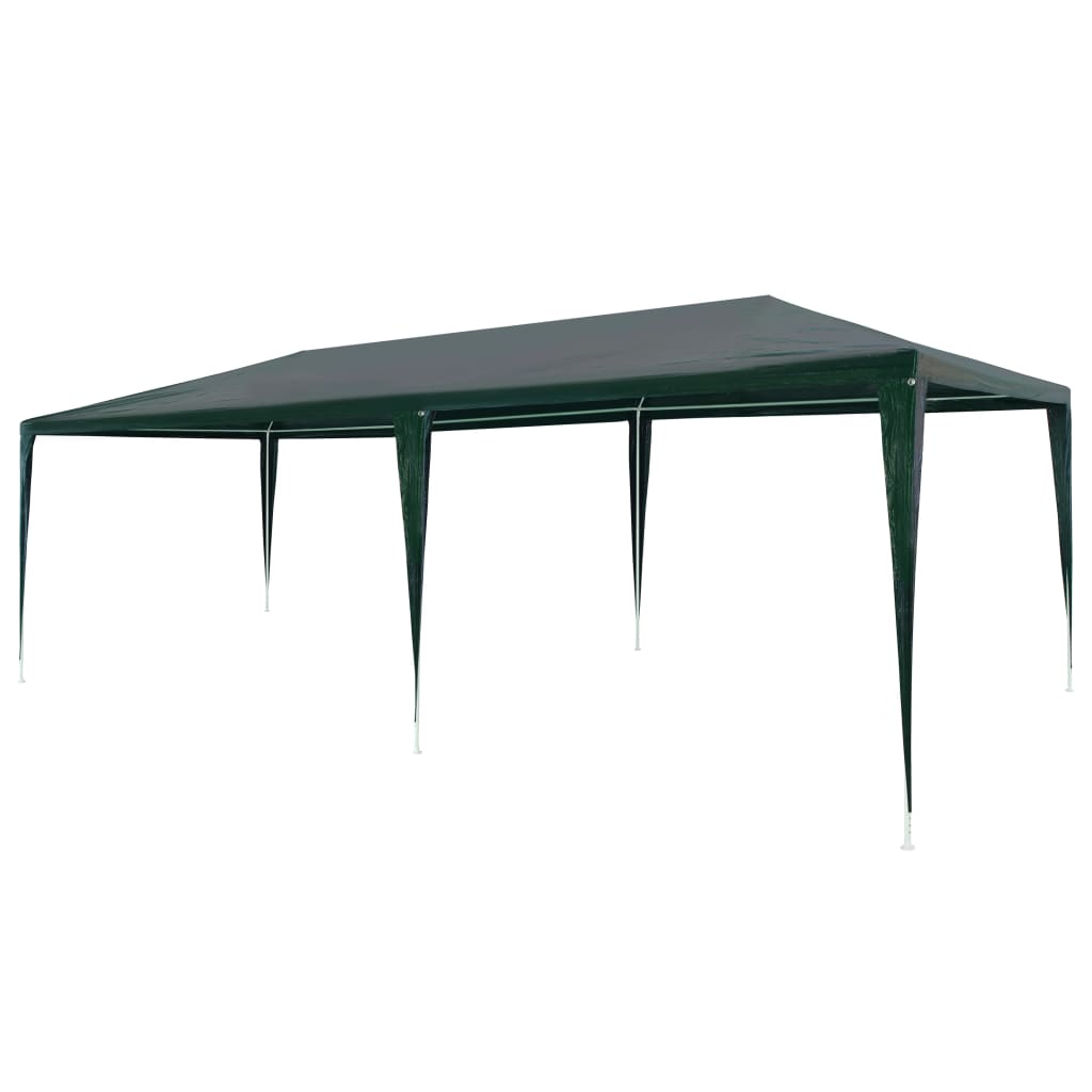 Šator za zabave 3 x 6 m PE zeleni