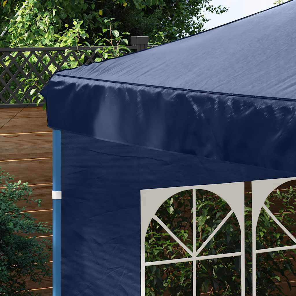 Bočni zid za šator s prozorom 2 kom PE plavi