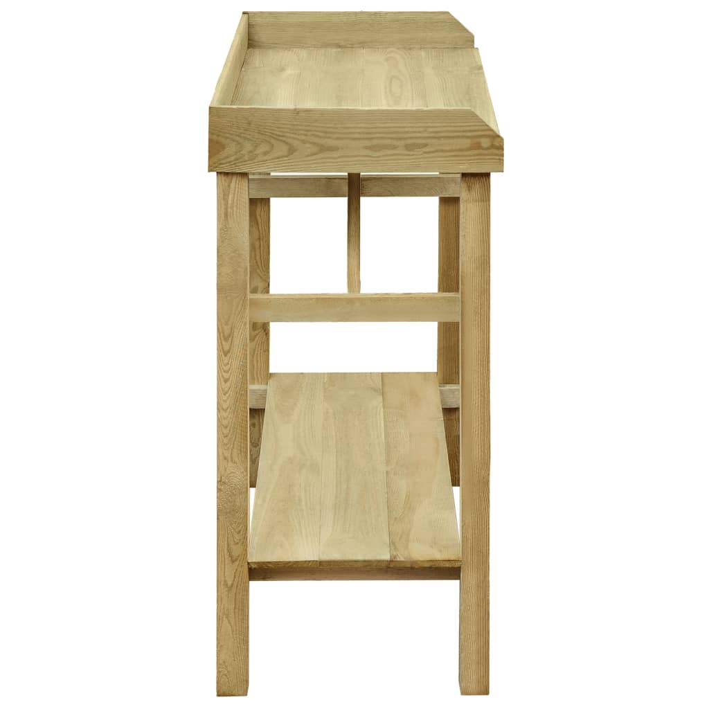 Vrtni stolić za sadnju od impregnirane borovine 75 x 40 x 90 cm