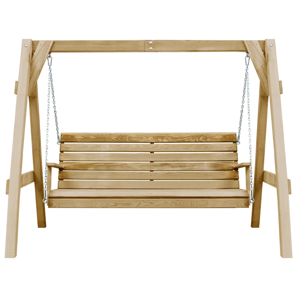 Vrtna ljuljačka od impregnirane borovine 205 x 150 x 157 cm